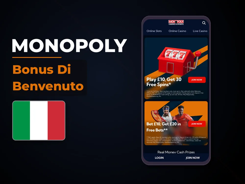 Monopoly - Bonus Di Benvenuto