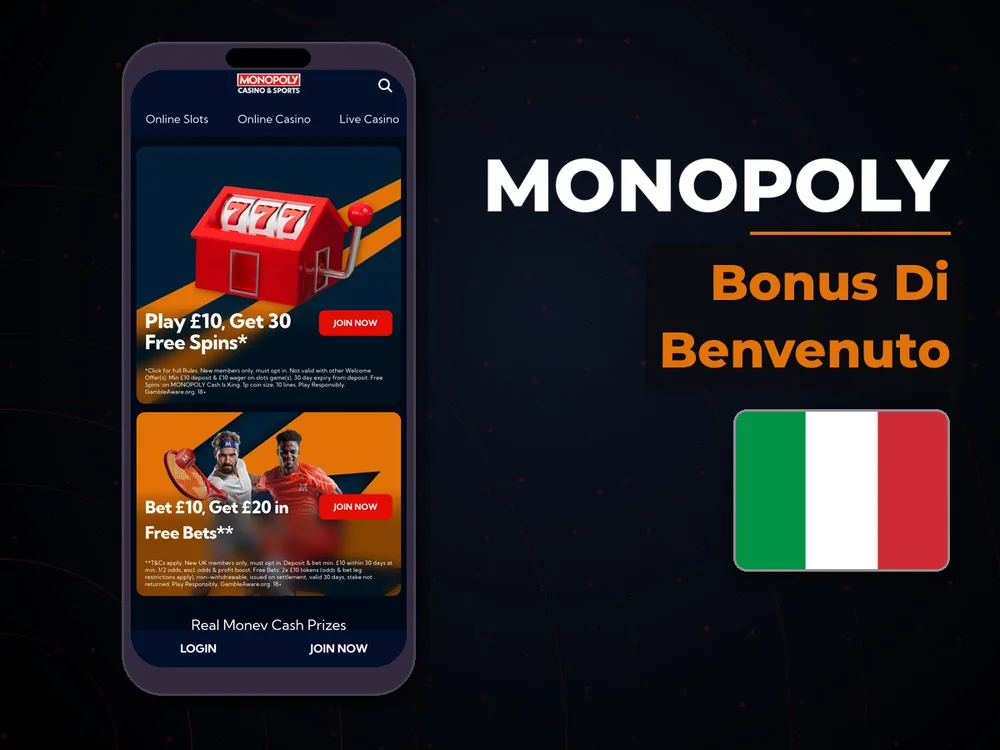 Monopoly - Bonus Di Benvenuto